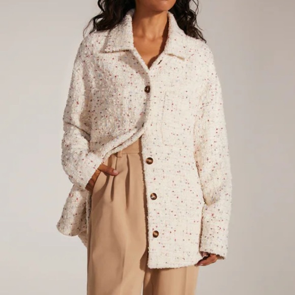 Favorite Daughter Jackets & Blazers - Favorite daughter THE TALULLAH TWEED JACKET size M